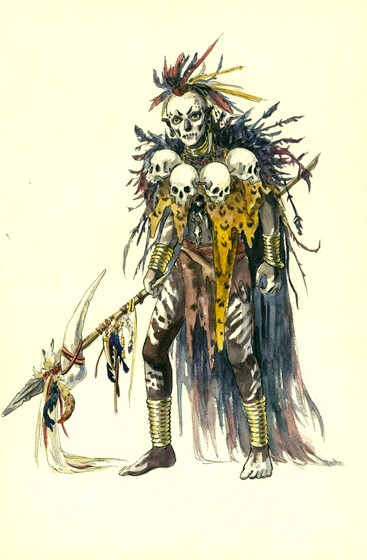 Рисунки акварелью (Traditional media drawinds. Watercolor): Caliban