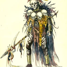 Рисунки акварелью (Traditional media drawinds. Watercolor): Caliban